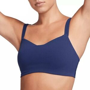 Nike Womens Zenvy Light Support Padded Sports Bra InﬁnaSoft Navy Medium Training